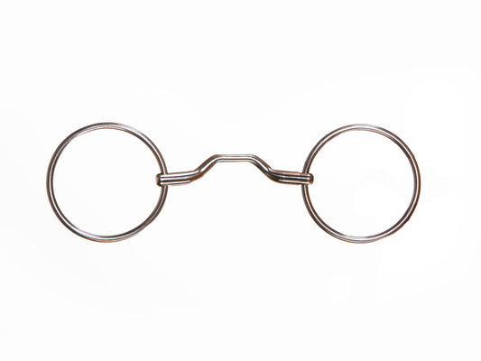 VALS Free Tongue tungefrihedsbid i rustfrit stål med store ringe